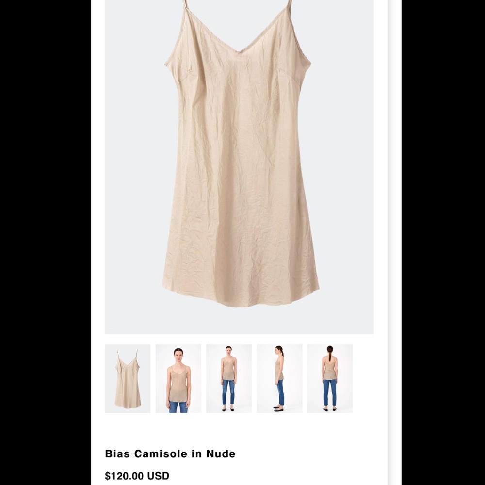 Organic by John Patrick Bias Camisole in Nude